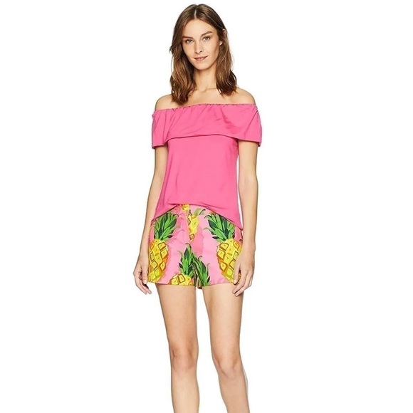 NWT Trina Turk Los Angeles Prizma Off The Shoulders Top size M - Picture 1 of 7